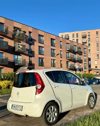 Opel Agila cena 16500 przebieg: 223640, rok produkcji 2009 z Mysłowice małe 277